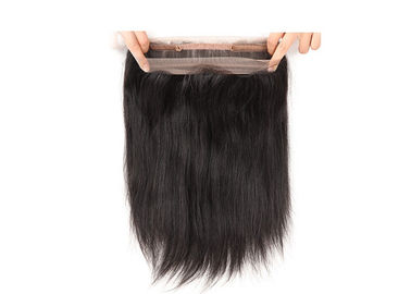 China Real 360 Frontal Virgin Hair , Brazilian Lace Frontal Pieces Natural Color supplier