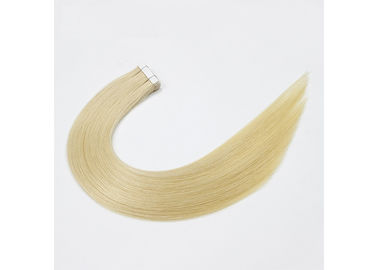 China 613 Pre Bonded Remy PU Tape Hair Extensions No Chemical No Smell supplier