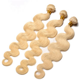 China Long Length 613 Blonde Virgin Hair , Grade 8a Blonde 100 Human Hair Extensions supplier
