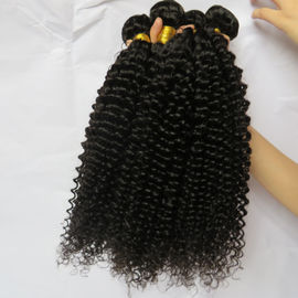 China Unprocessed Human Virgin Hair Afro Kinky Curly Pure Brazilian Hair Bundles Natural Color supplier