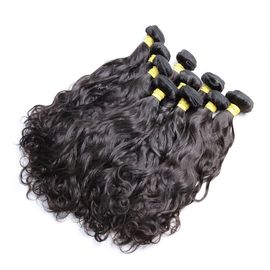 China Natural Wave Brazilian Human Hair Bundles For Black Women Long Hair / Shedding Free supplier