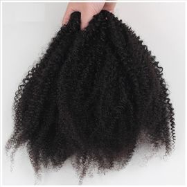China High Quality Virgin Hair Material Good Sewing Weave Afro Kinky Curly Peruvian Virgin Hair Bundles supplier