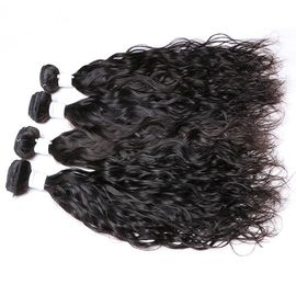 China 1B Grade 100 Peruvian Human Hair Bundles Pretty Thick Ends Black Color supplier