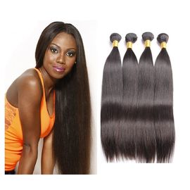 China Silky Smooth Peruvian Straight Hair Bundles Weft 300 Gram With Lace Closure supplier