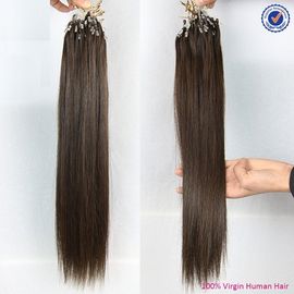 China Micro Loop Hair Extensions , 100% Human Clip In Natural Hair Extensions supplier