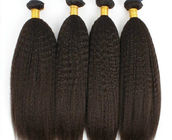 China Virgin Indian Human Hair Bundles Coarse Kinky Straight Hair Extensions company