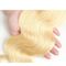 7A Body Wave Blonde Brazilian Curly Hair 613 Colored Hair Extensions No Chemical supplier