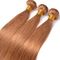 #30 Color Straight Brazilian Hair Raw Hair Material Can Be Curled 12&quot; to 26&quot; Silky Soft Shed Free supplier