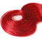 Red Color Body Wave Brazilian Hair Peruvian Virgin Human Hair 12&quot; to 26&quot; No Shedding supplier