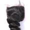 Full Hair Density 4x4 Lace Closure Swiss Lace Free Part Natural Color supplier