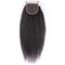 4x4 Closure With Baby Hair Indian Kinky Straight Closure Full Hand Tied Brown Swiss Lace supplier