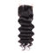 4x4 Lace Closure Indian Loose Wave Closure With Front Baby Hair 10&quot; to 22&quot; supplier