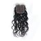 No Shedding Indian Human Hair 4 by 4 Lace Closure Natural Wave Whole Hand Tied supplier