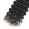 Deep Wave Hair Extension Brazilian Hair Weave Bundles With 1B Natural Color supplier