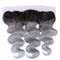 Color 1B Grey 13x4 Lace Closure 7A Grade Lace Frontal Hair Closure Full Cuticle Aligned supplier