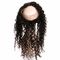 Grade 8A Deep Wave 360 Lace Frontal Closure Human Hair Extension No Tangle supplier