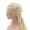 Brazilian Glueless Full Lace Wigs , Blonde Human Hair Wigs 130% Density supplier