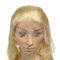 Curly Glueless Human Hair Lace Front Wigs #613 Color With 130% Density supplier