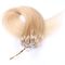 Micro Ring Loop Brazilian Clip In Weave Human Hair Blonde 613 Color Silky Straight supplier