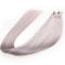 Brazilian Virgin Glue PU Tape Hair Extensions For Thin Hair , Grey Color supplier