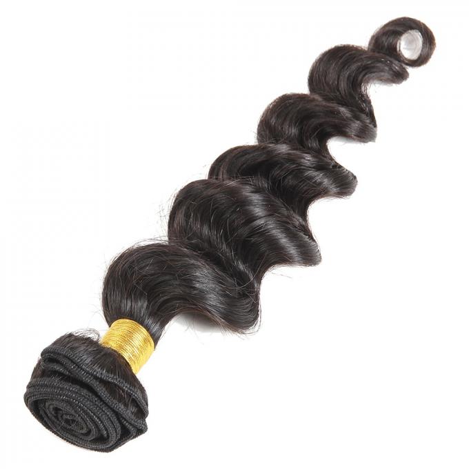 Premium Quality Brazilian Virgin Hair Loose Wave with Closure Hair Bundles