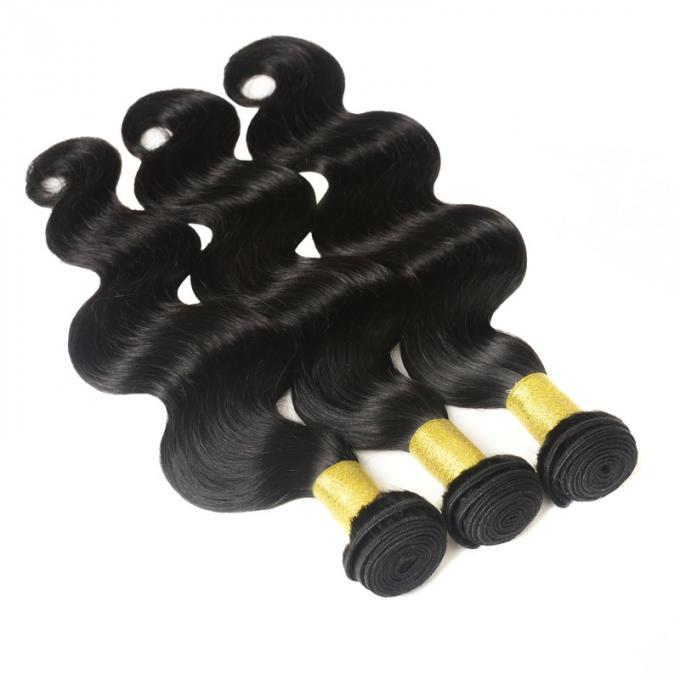 Soft Smooth 9A Indian Human Hair Bundles Strong Weft Thick And Full Ending