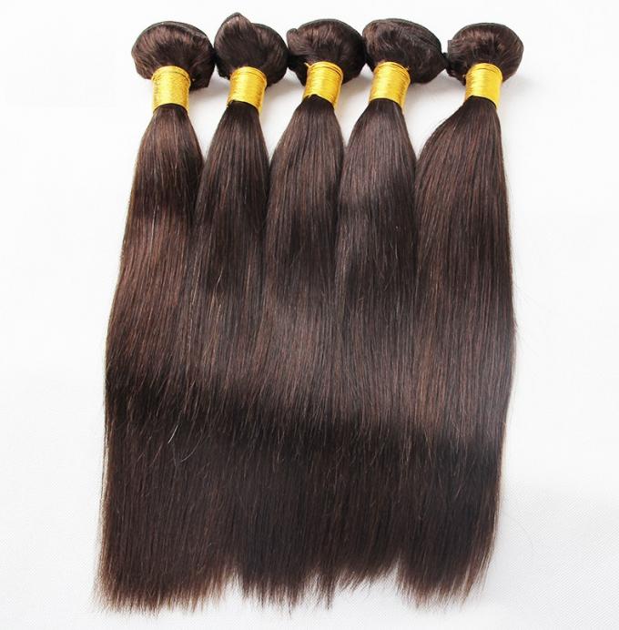 100% Indian Straight Hair Bundles / Straight Human Hair Extensions 8 - 30 Inch