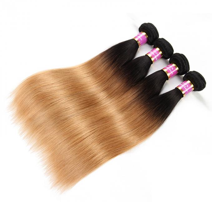 Ombre Human Hair Weave 8A High Grade Straight Ombre Weave No Shedding