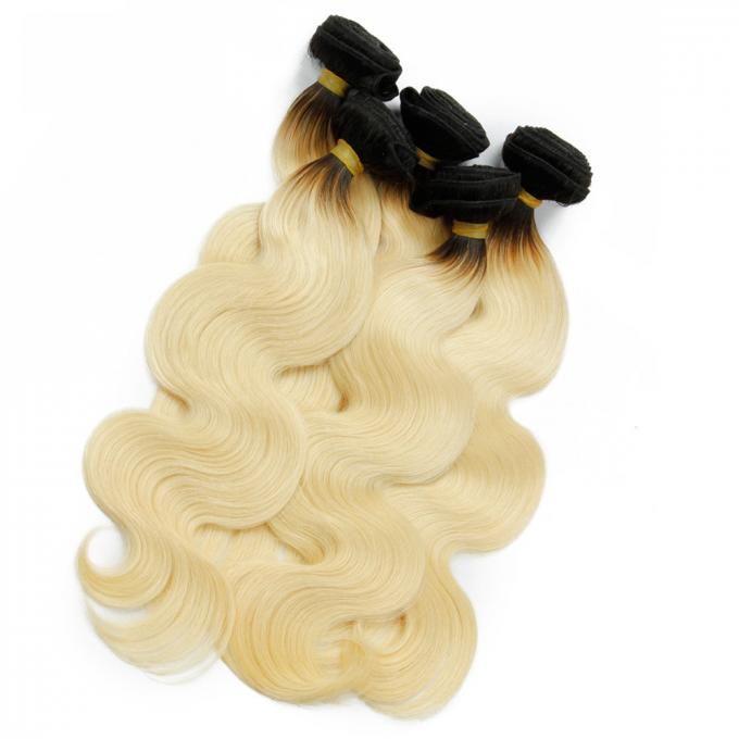 Brazilian Human Ombre Hair Weave Body Wave Raw Virgin Hair 12 Inch - 24 Inches