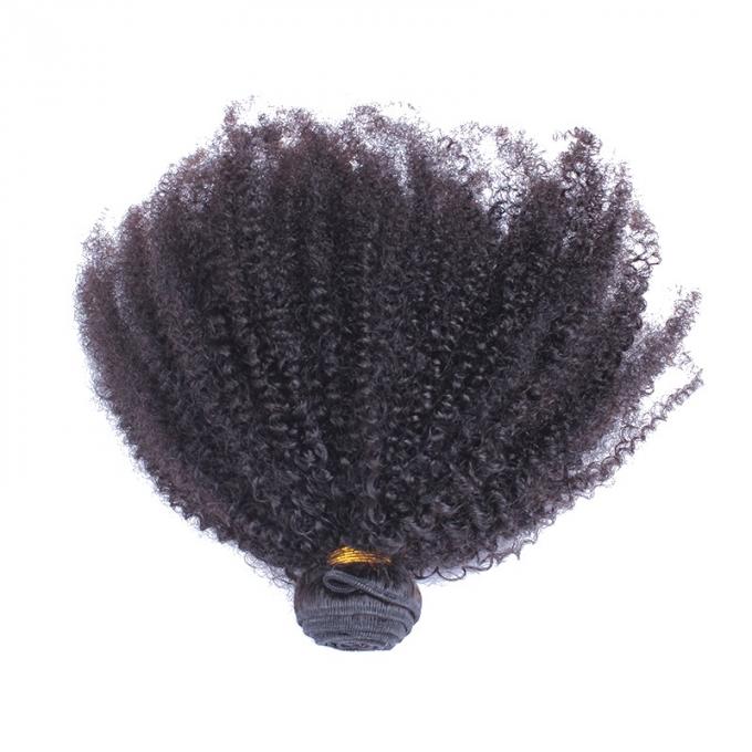 Afro Kinky Curly Hair  No Shedding , No Tangling 100% Brazilian Human Hair Extensions 
