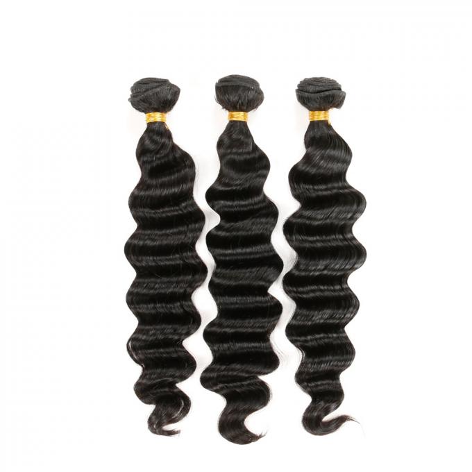 Wet And Wavy Brazilian Big Wave Deep Curly Hair Bundles 100% Unprocessed Promise Free Sample