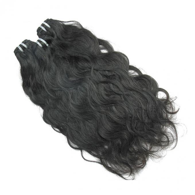 20" Real Original Water Wave Hair Bundles 7a Grade Peruvian Curly Human Hair