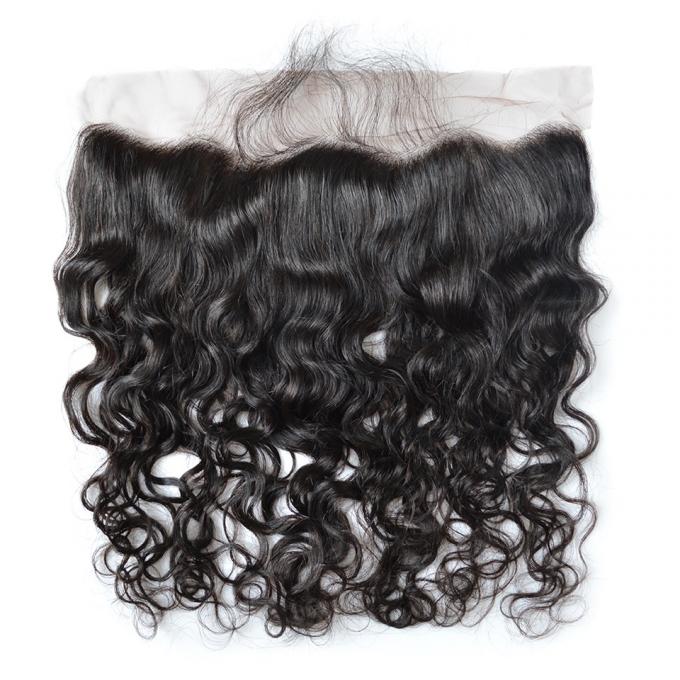 Short Curly Human Hair Lace Front Wigs , Lace Front Curly Hair 10" To 22" Length