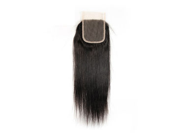 China 4x4 Top Swiss Hair Lace Closure, Peruvian Hair Straight Lace Closure supplier