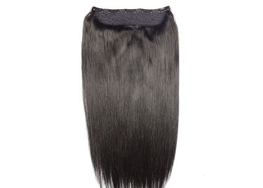 China Length 20inch Clip Lace Clip in Hair I-tip U-tip Flip in Hair Halo Hair Extensions Natural Black 1b Color supplier