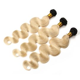 China 1b 613 Blonde Body Wave Indian Human Hair Bundles Grade 7A Virgin Hair supplier