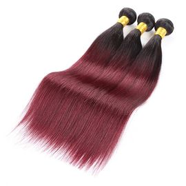 China Brazilian Virgin Ombre Hair Weave Ombre Human Hair Extensions 12" To 26" supplier