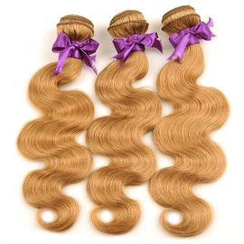 China Unprocessed Virgin Hair Extension #27 Body Wave Hair 3 Bundles With Closure supplier