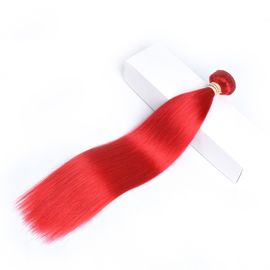 China Fashion Red Color Ombre Hair Weave Virgin Hair Weft 12-26 inch supplier