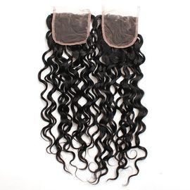 China 8&quot; to 20&quot; Malaysian Natural Wave Lace Closure 100% Real Virgin Human Hair Material supplier