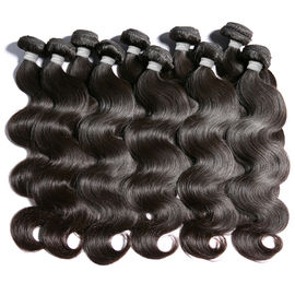 China 100% Pure 1B Black Color Brazilian Human Hair Bundles Wet And Wavy Hair Extensions supplier