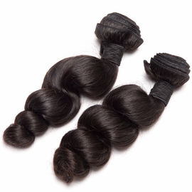 China Loose Wave Curly Human Hair Weave Bundles Silk Soft With Thick Full Ends supplier