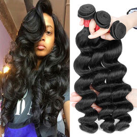 China Pure Color Peruvian Human Hair Bundles No Shedding Peruvian Loose Wave Hair 3.5OZ Weight supplier