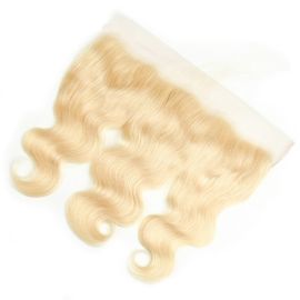 China Body Wave 613 Blonde Lace Closure Grade 7A Blonde Human Hair Closure supplier