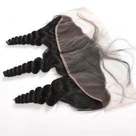 China 100% Pure Virgin Lace Frontal Closure With Bundles 13X4 Inch Free Part supplier