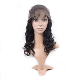 Loose Wave Glueless Full Lace Wigs , Glueless Human Lace Wigs 7A Virgin Hair