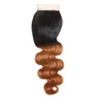 China Luxury Style Body Wave Lace Closure , Hand Tied 4x4 Lace Front Wig 16 Inches company