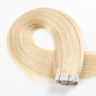 China #60 Lightest Blonde Real Human Hair Tape In Extensions Straight Texture company