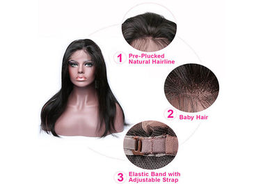 100% Virgin Human Hair Lace Wigs , Front Lace Wigs For Black Women supplier