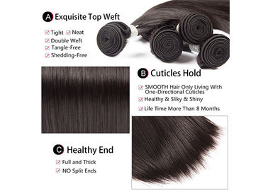 Natural Black Malaysian Hair Extensions 10-30 Inch Malaysian Natural Straight Hair supplier